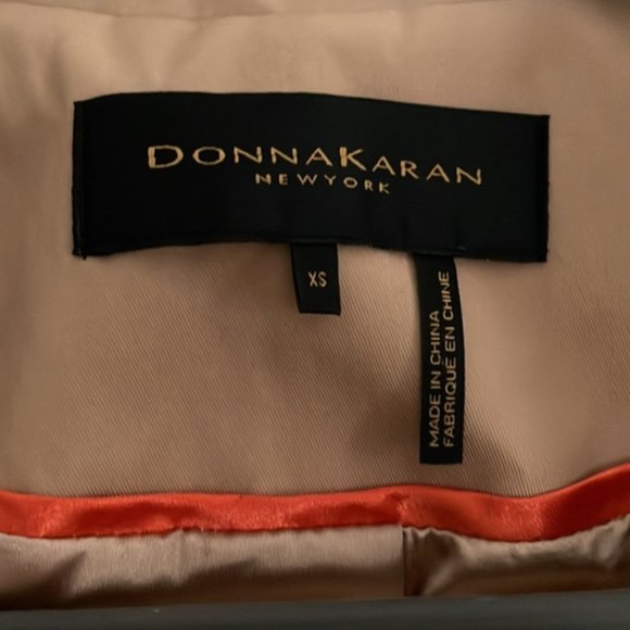 Donna Karan Women's Double-breasted Hooded Trench Coat - Picture 9 of 11